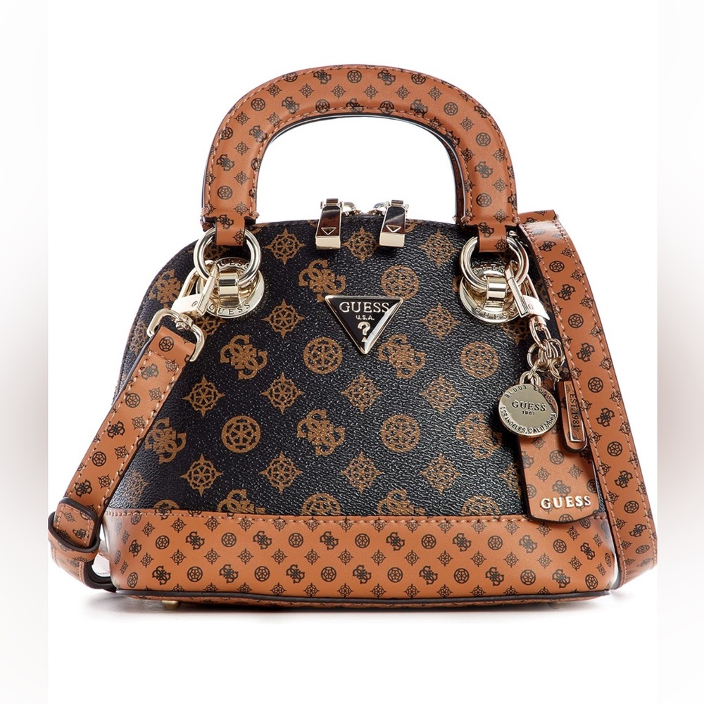 GUESS womens Cessily Dome Satchel CESSILY